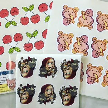 Contour-Cut Sticker Sheets | Decals.com